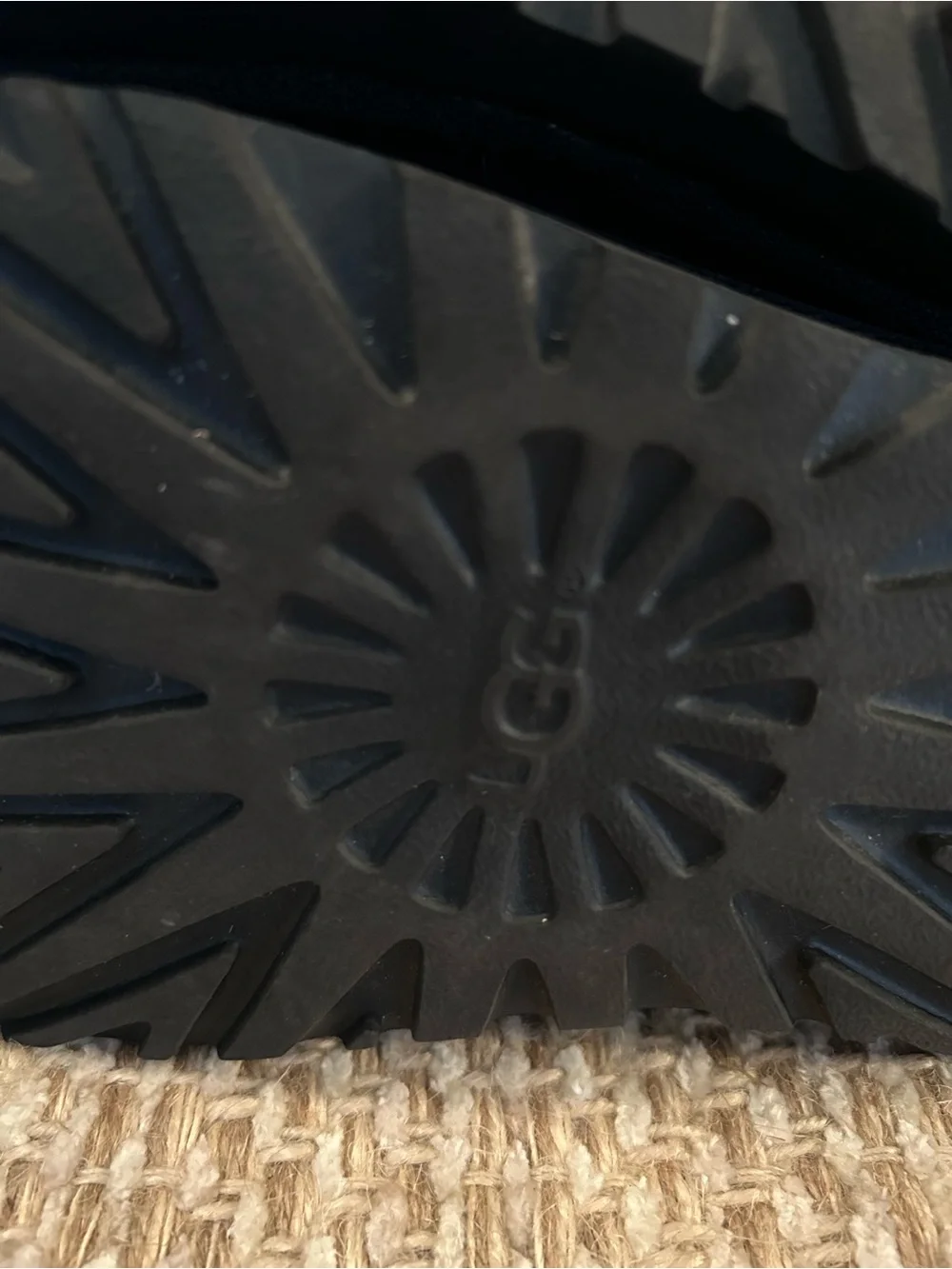 UGG black suede